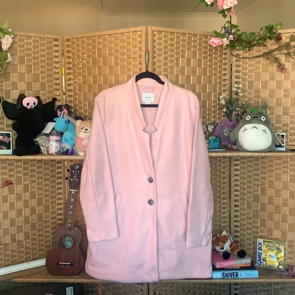 Old Navy Jackets & Blazers - Pastel Pink Overcoat